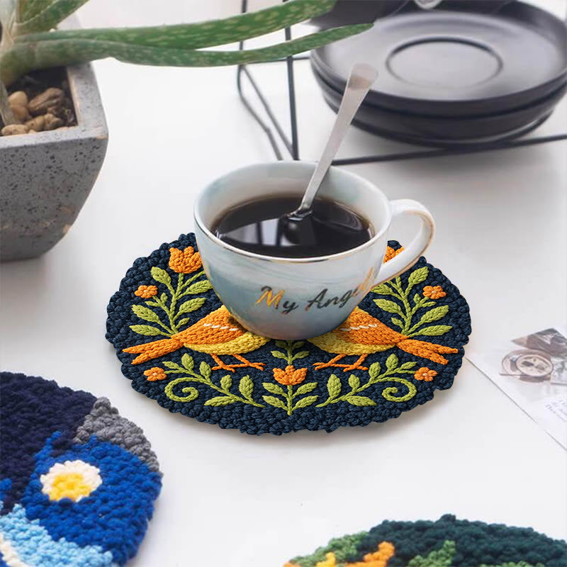 Heart-tethered Twin Birds Punch Needle Kit – Couple-focused Gifting Must-have | Warm Ambiance Decor - image 5