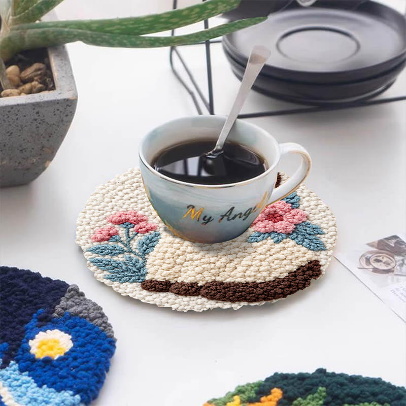 Blooming Fluffy Kitten Punch Needle Kit – Entry-Level DIY Starter | Fun Handcraft Creation - image 5