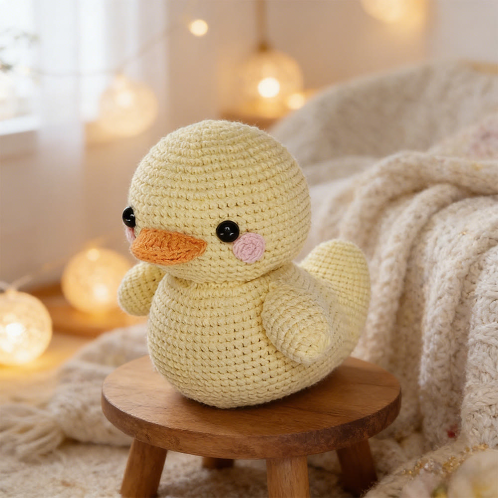 Diy Handmade Yellow Duck Crochet Kit - Baby Shower Toy | Cute Animal Handmade Craft - image 4