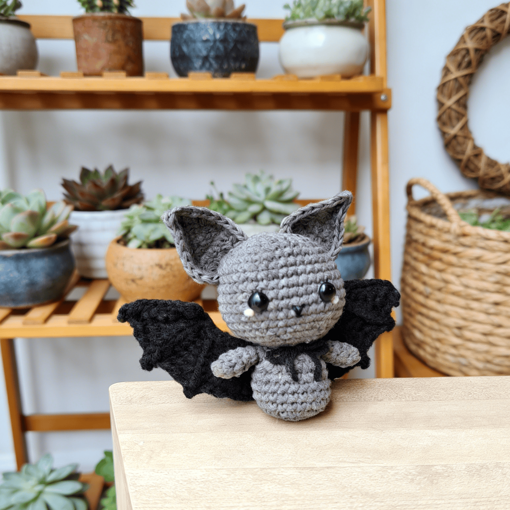 Diy Handmade Mini Black Bat Crochet Kit - Beginner Handmade Artwork | Nice Holiday Gifts For Kid - image 5