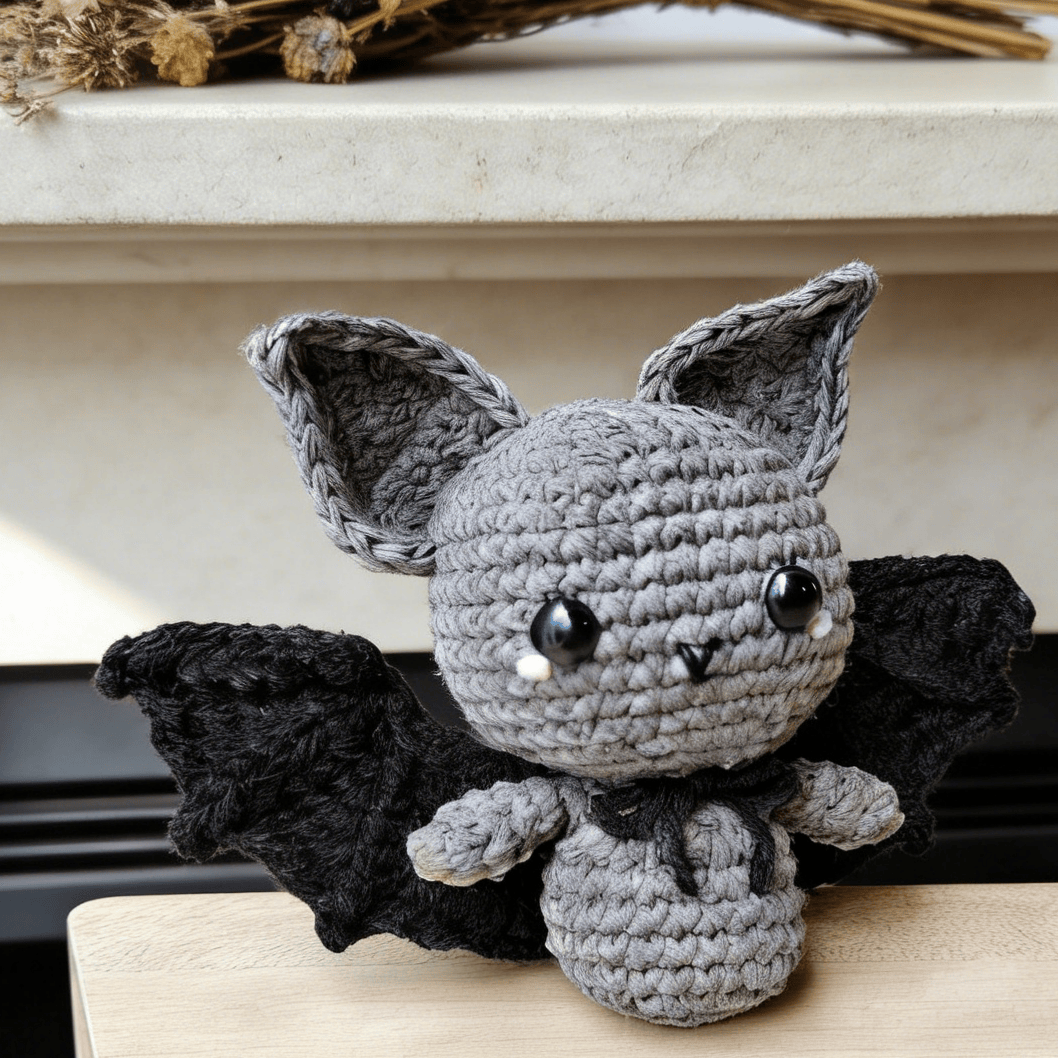 Diy Handmade Mini Black Bat Crochet Kit - Beginner Handmade Artwork | Nice Holiday Gifts For Kid - image 4