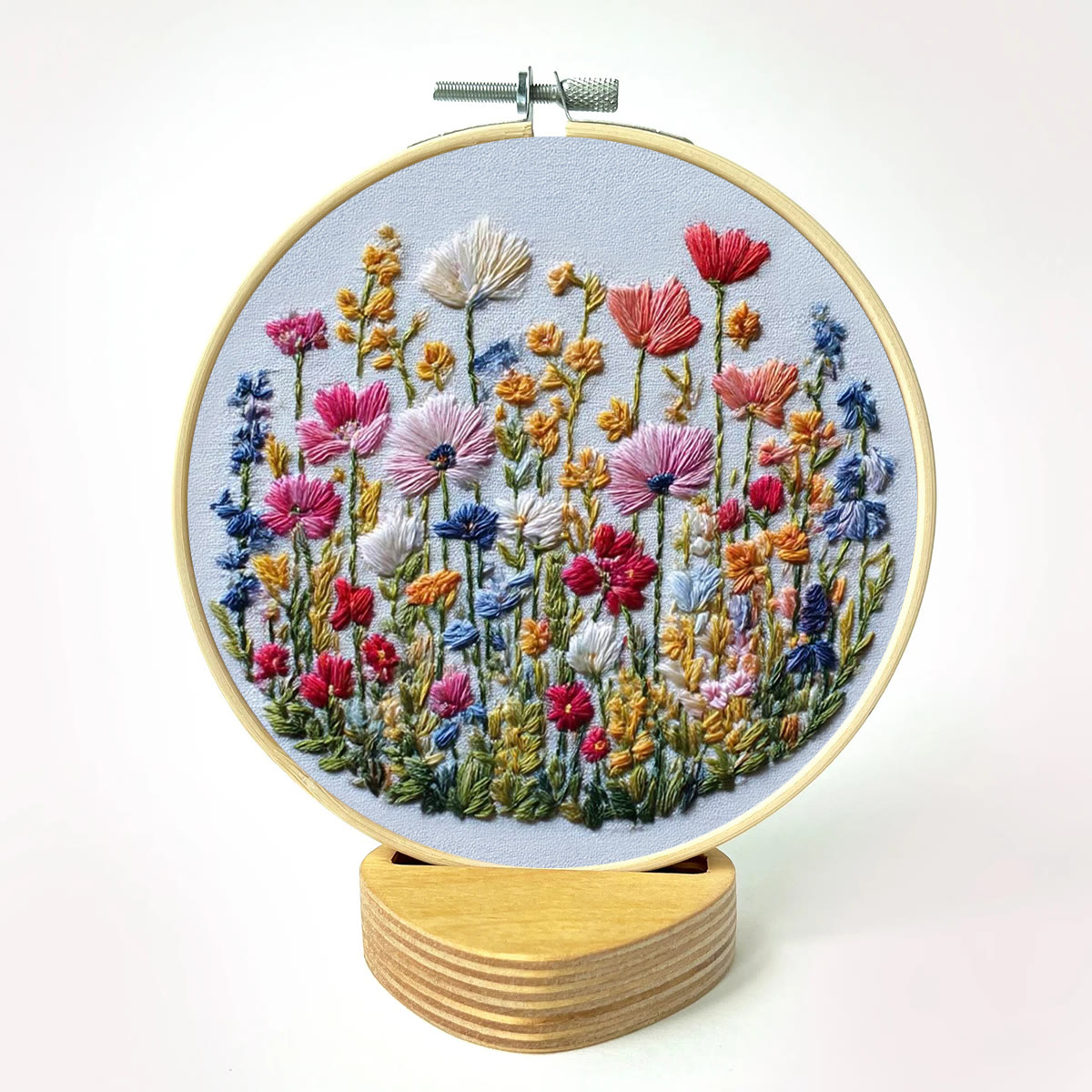 Rubbyoo Embroidery Kit - Beautiful Wildflower | Nice Room Decoration | Beginner Hoop Art - image 2