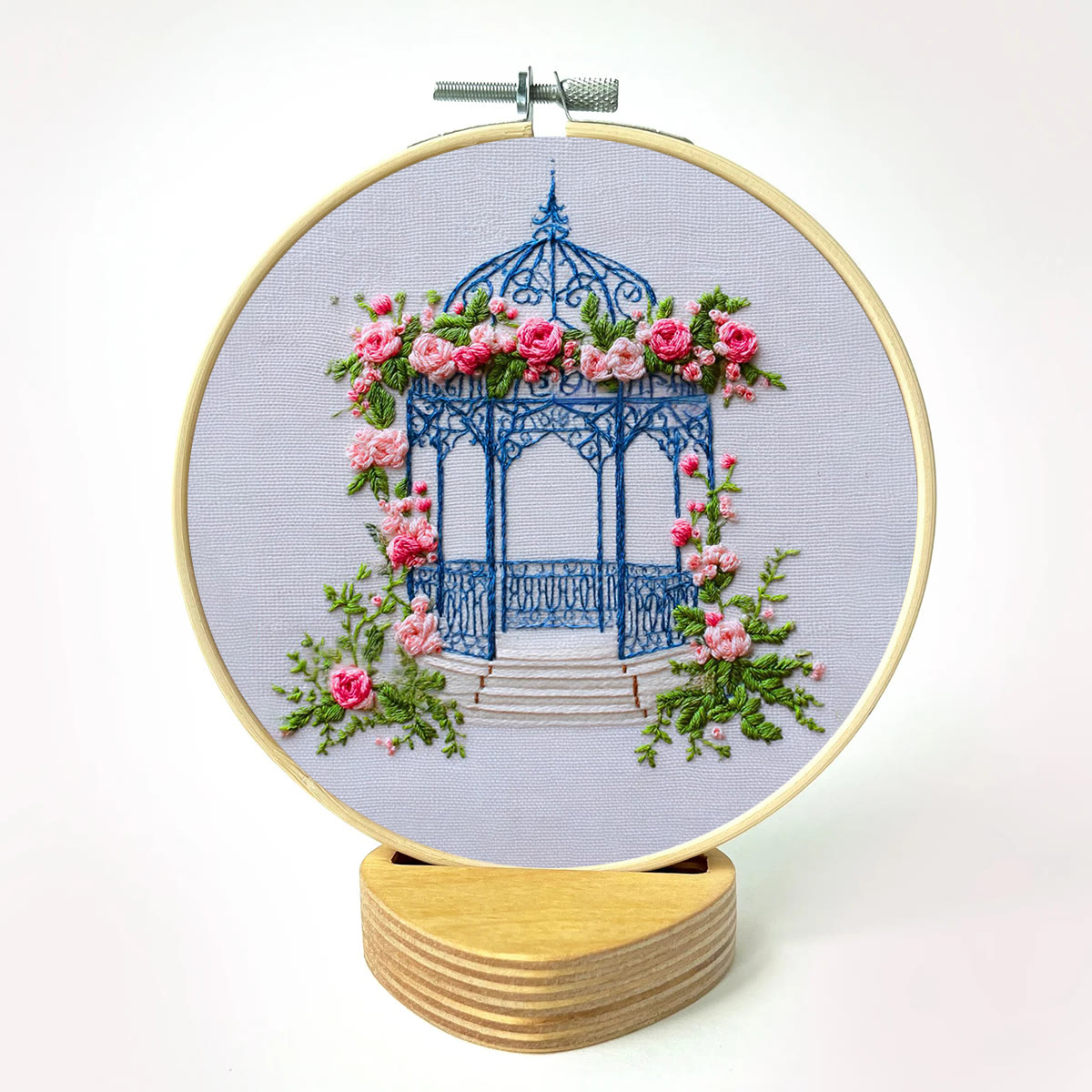 Rubbyoo Embroidery Kit - Rose Garden | Charming Handmade Craft | Diy Decorative Art  - image 3