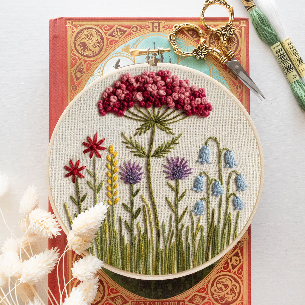 Rubbyoo Embroidery Kit - Floral Art  | Diy Versatile Decoration | Handmade Meaningful Gift - image 11