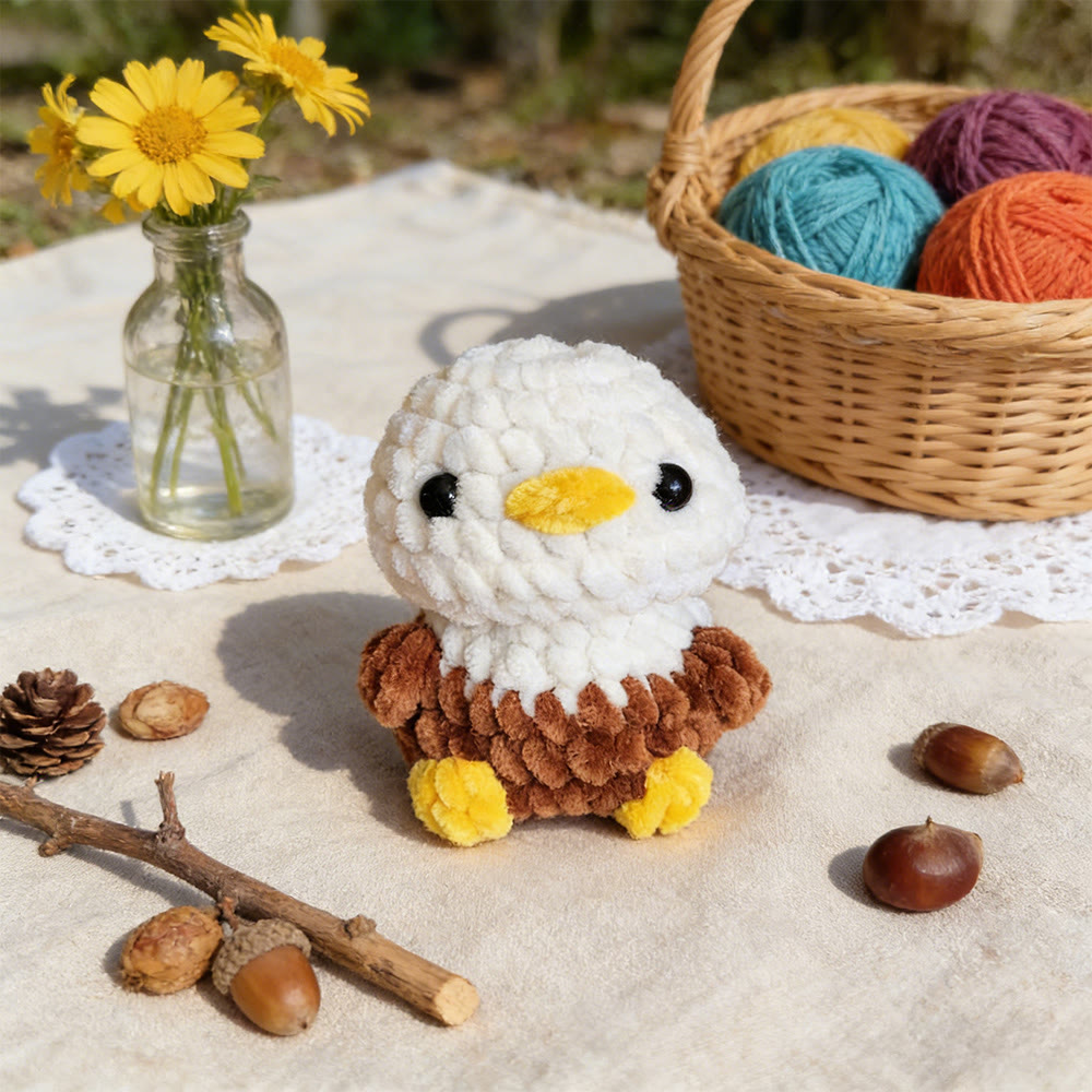 Diy Handmade Little Duck Crochet Kit - Diy Soft Toy For Kid | Easy Handmade Gift  - image 1