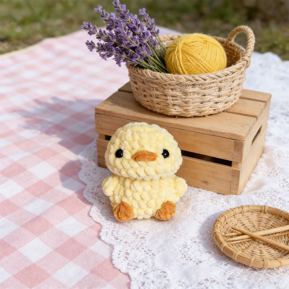 Diy Handmade Little Duck Crochet Kit - Diy Soft Toy For Kid | Easy Handmade Gift  - image 5