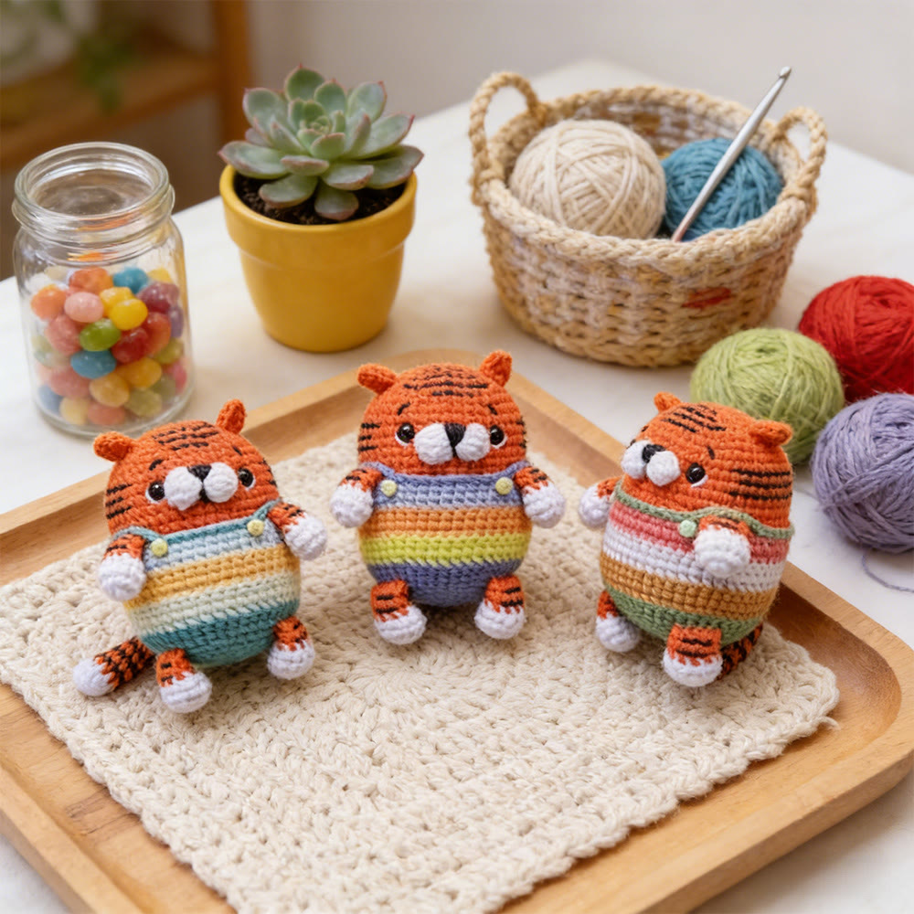 Diy Handmade Tiger Crochet Kit - Lovely Animal Craft | Nice Handmade Gift For Friend - image 3