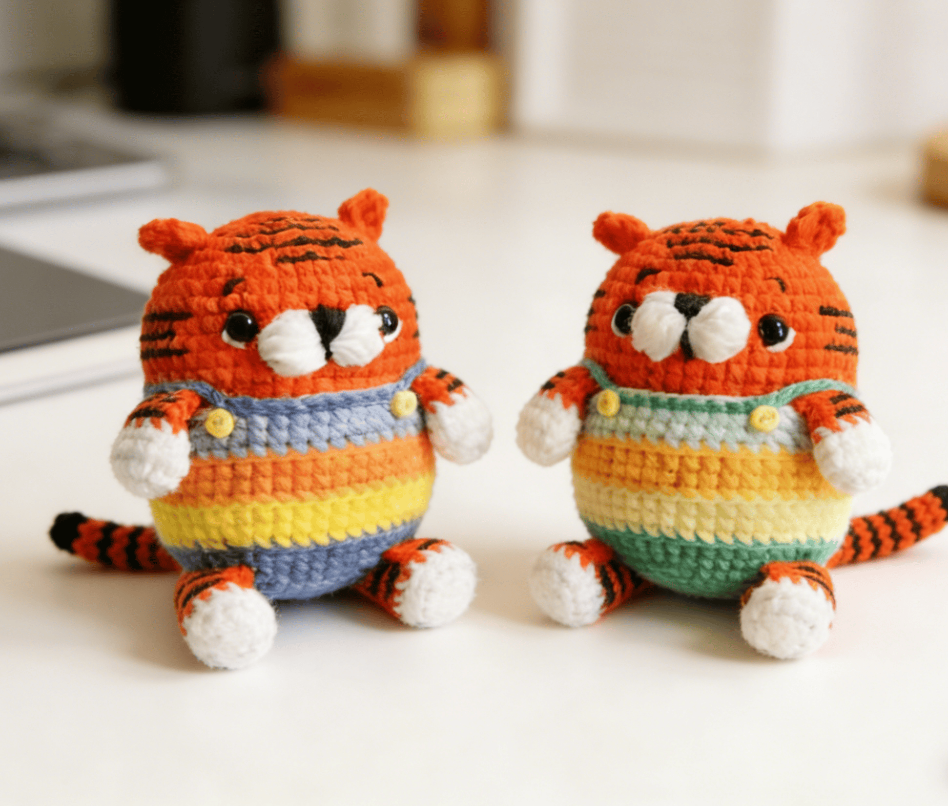 Diy Handmade Tiger Crochet Kit - Lovely Animal Craft | Nice Handmade Gift For Friend - image 1