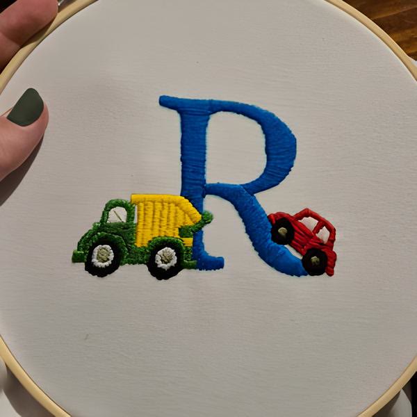 Truck Alphabet Stick And Stitch Pattern | Creative Stitch Design | Nice Needlework For Crafter - image 3