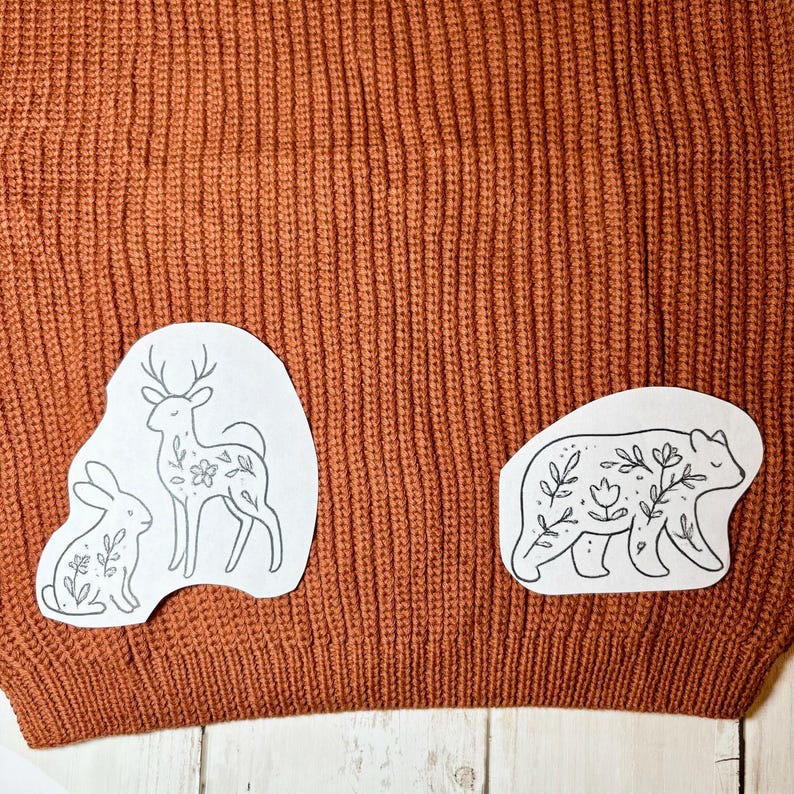 Woodland Animal Stick And Stitch Patterns | Beginner Handmade Stitch | Perfect Gift For Diy Lovers - image 4