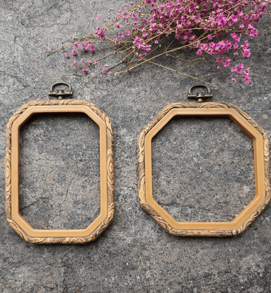 Square Embroidery Hoop - Decorative Cross Stitch Frame | Embroidery Craft Supplies | Gift For Handmade Lover - image 2