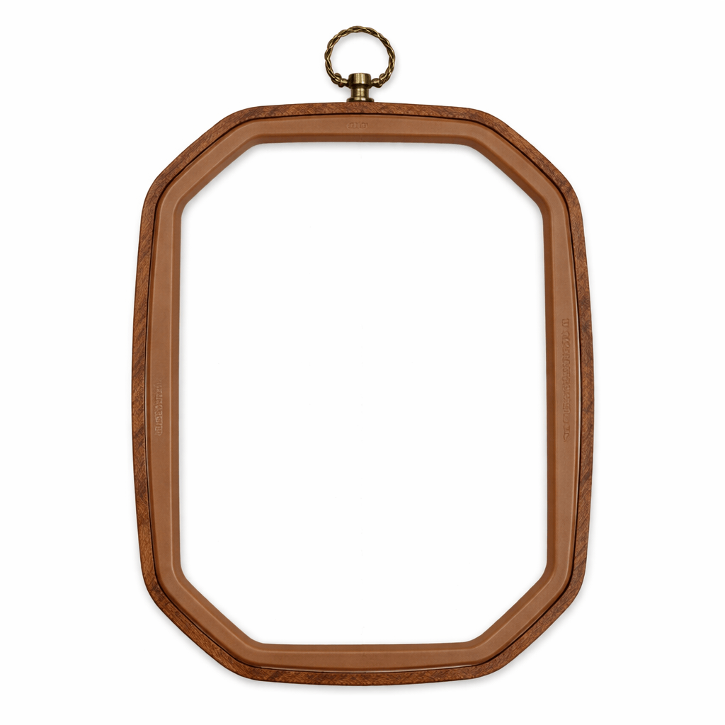 Square Embroidery Hoop - Decorative Cross Stitch Frame | Embroidery Craft Supplies | Gift For Handmade Lover - 18*26CM (rectangular) - 2pcs - image 3
