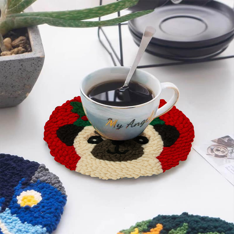 Charming Pug Punch Needle Kit – Fun Handcraft | Ideal Holiday Gift - image 5