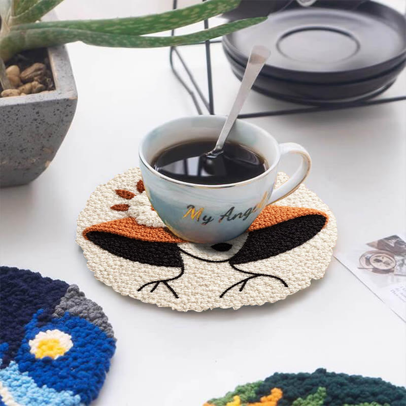 Floral Hat Lady Silhouette Punch Needle Kit - Fun Handcraft Option | Beginner Friendly Home Accent Pick - image 5