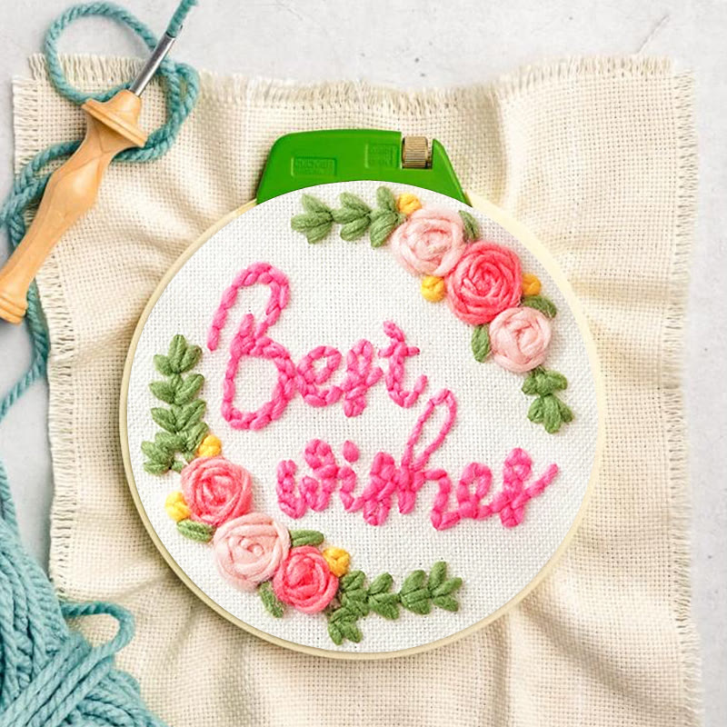 Floral Wish Punch Needle Kit - Creative Handmade Craft | Unique Birthday Gift  - image 5