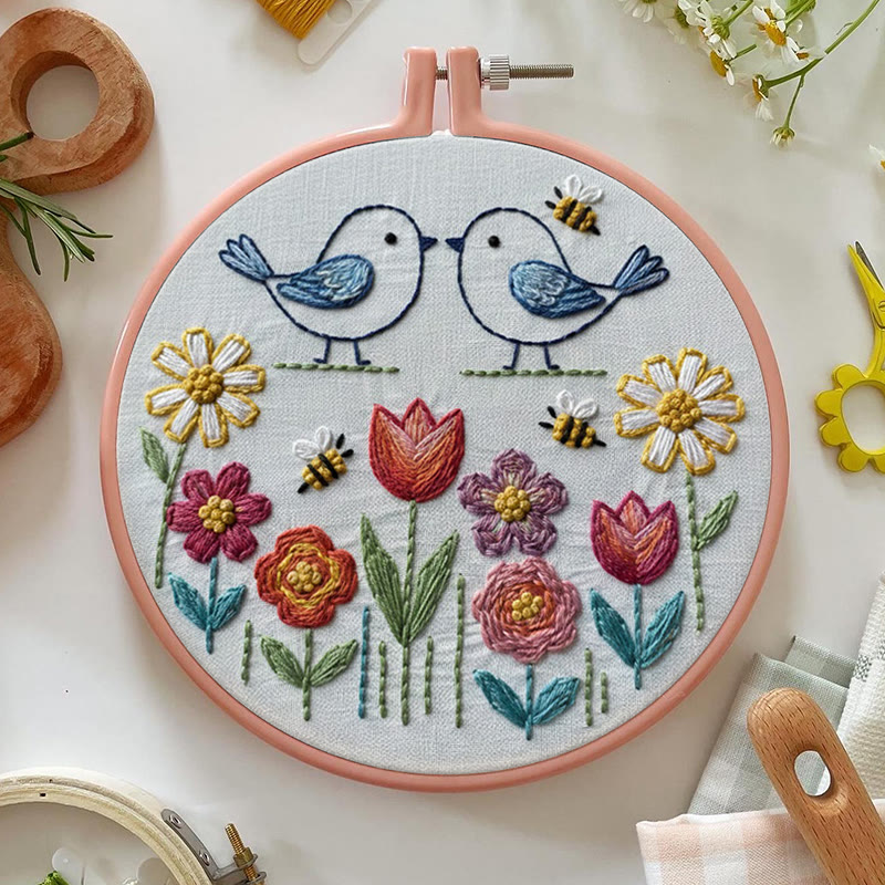 Rubbyoo Embroidery Kit - Little Chick | Beginner Handmade Art | Diy Animal Ornament - image 2