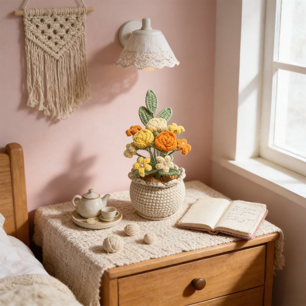  Gypsophila Crochet - Crochet Flower Pot | Handmade Holiday Gift  - image 2