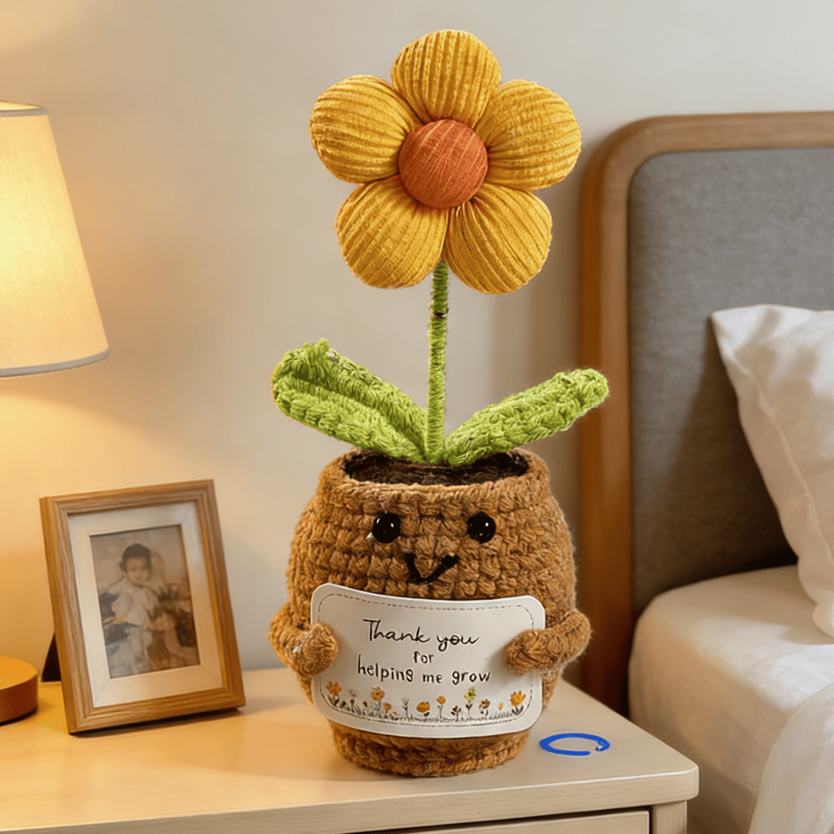 Positive Flower Crochet - Emotional Support Craft | Creative Mother's Day Gift  - Flower D - image 4