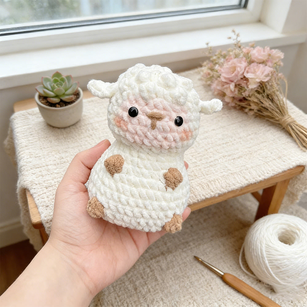 Diy Handmade Chubby Lamb Crochet Kit - Adorable Animal Craft | Holiday Gift Idea - Diy Handmade Chubby Lamb Crochet Kit - image 2