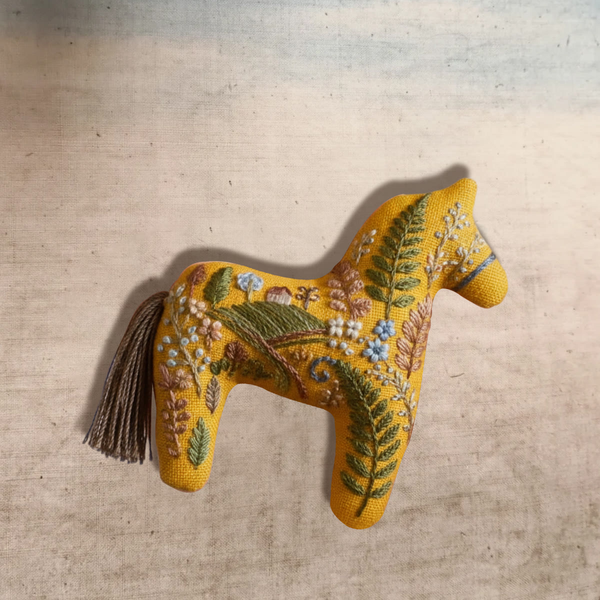 Rubbyoo Horse Embroidery Kit - Village Forest | Diy Hanging Art | Perfect For Handmade Lovers - image 2