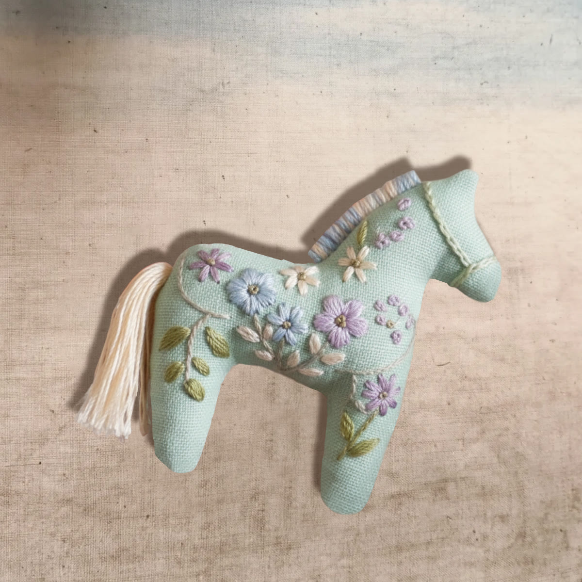 Rubbyoo Horse Embroidery Kit - Spring Flower | Diy Animal Craft | Handmade Gift For Her  - image 2