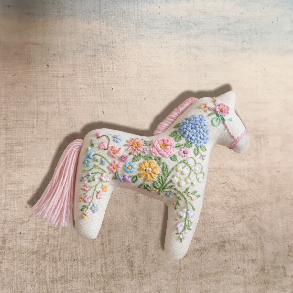 Rubbyoo Horse Embroidery Kit - Blooming Time | Unique Gift For Horse Lovers | Diy Home Decoration - image 2