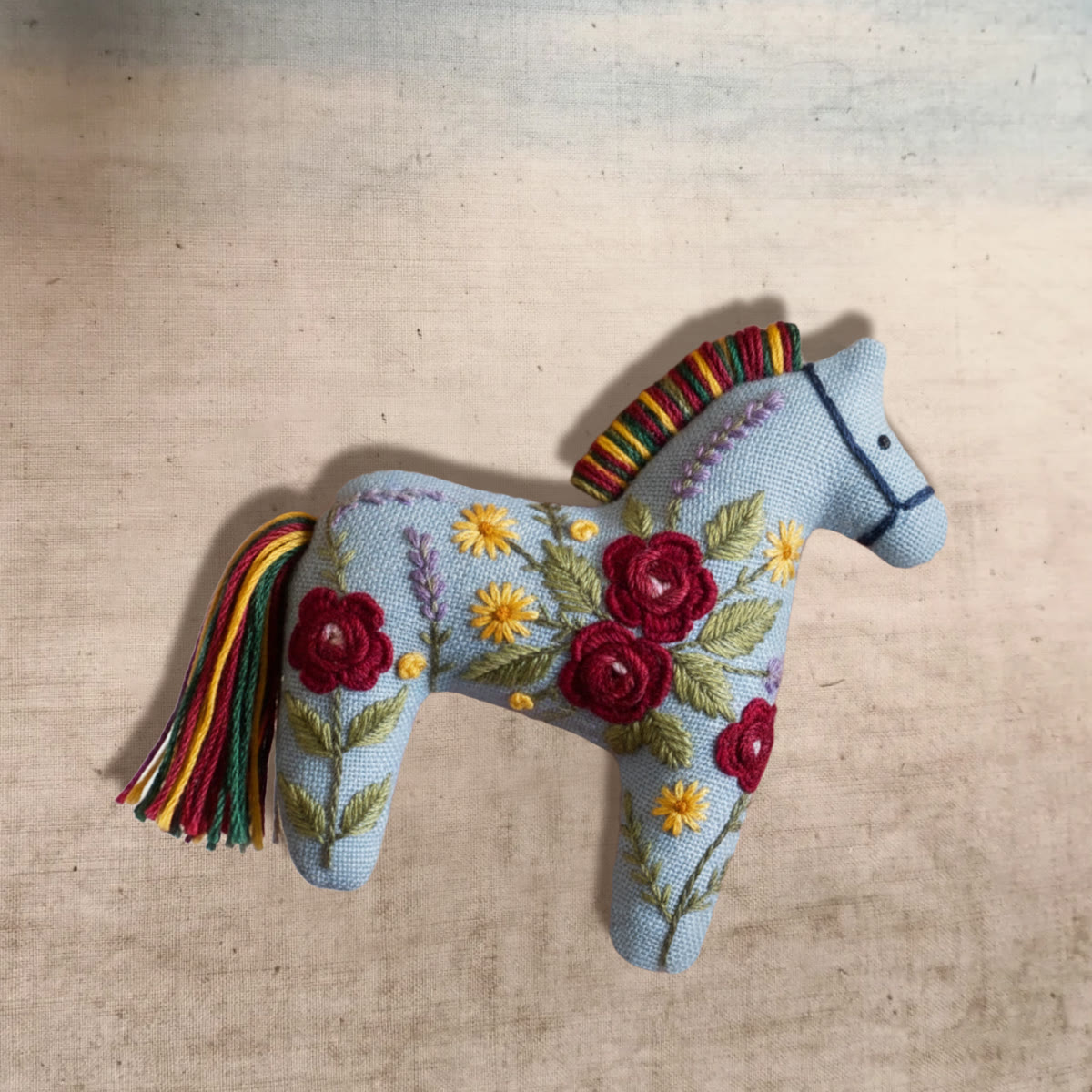 Rubbyoo Horse Embroidery Kit - Charming Flower | Zodiac Animal Ornament | Creative Handmade Craft - image 2