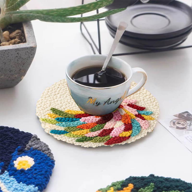 Colorful Peacock Punch Needle Kit - Playful Handcraft | Top Gifting Choice - image 5