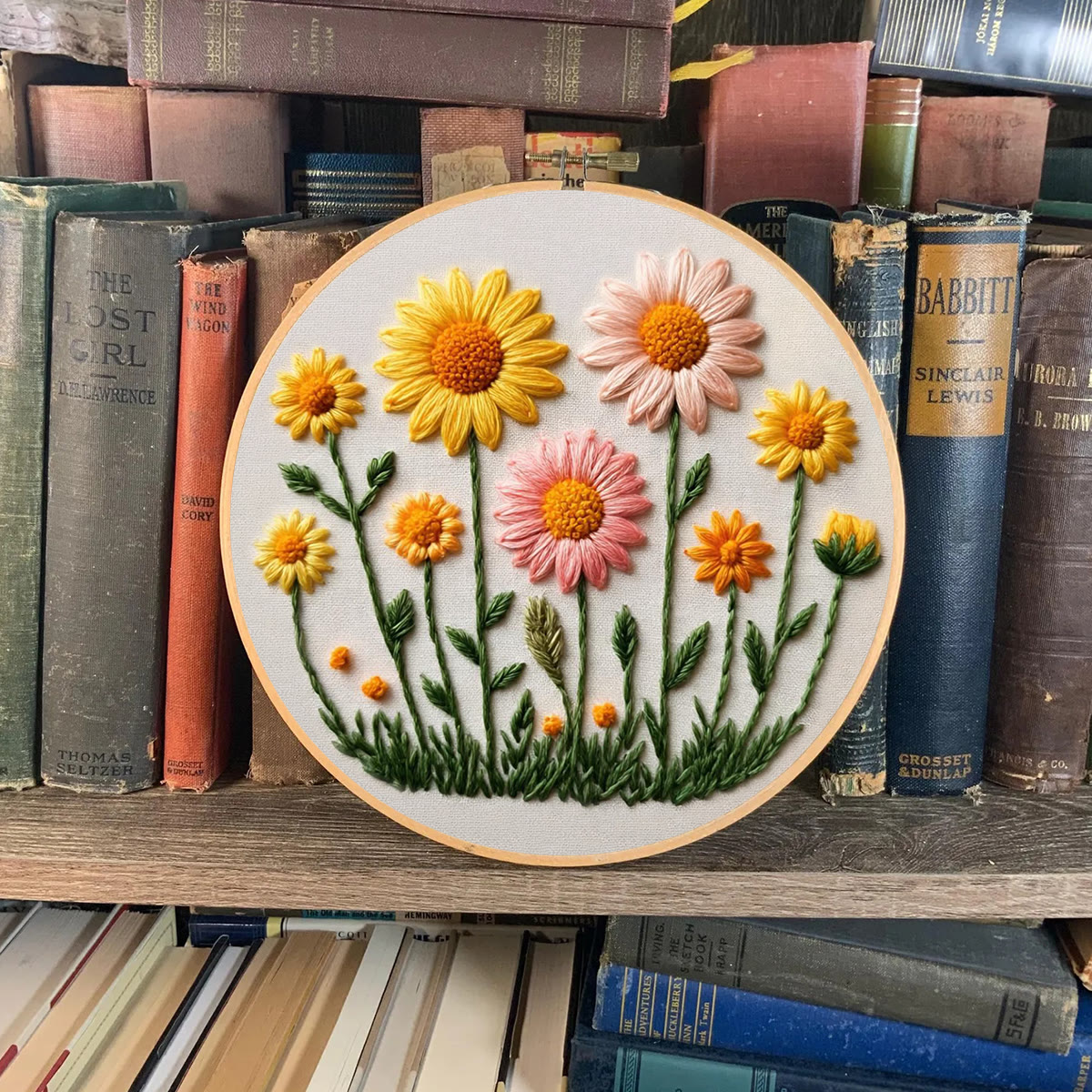Rubbyoo Embroidery Kit - Pastel Daisy Meadow | Newbie Ready Project | Delightful Gift Pick - image 8