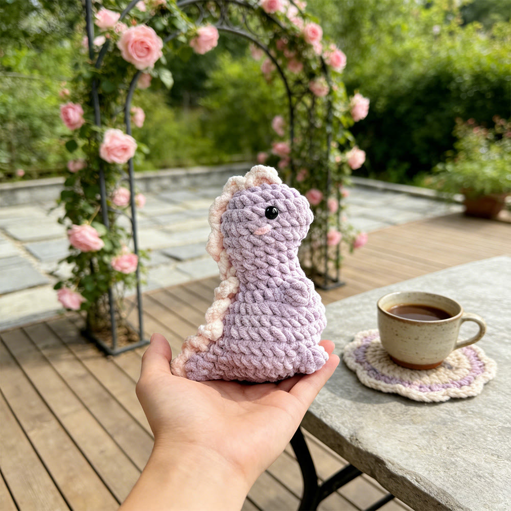 Diy Handmade Mini Dinosaur Crochet Kit - Lovely Bag Decor | Unique Handmade Toys - image 3