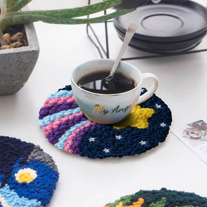 Shooting Star Rainbow Punch Needle Kit - Playful Craft | Magical Home Touch - image 5