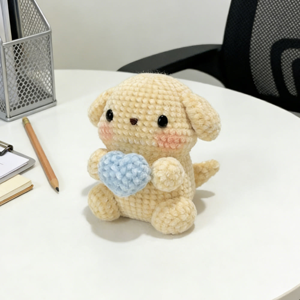 Diy Handmade Animal Series Crochet Kit - Cute Animal Toy | Nice Crocheted Gift - Dog - image 4