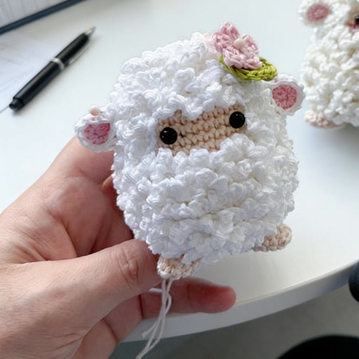Diy Handmade Easter Egg Crochet Kit - Creative Animal Toy | Special Easter Gifts - Easter Eggs - Sheep - image 6
