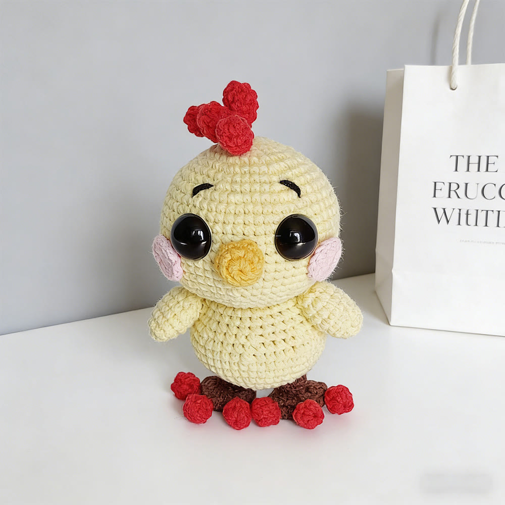 Diy Handmade Naughty Chick Crochet Kit - Holiday Handmade Gift | Beginner Crochet Projects - image 2