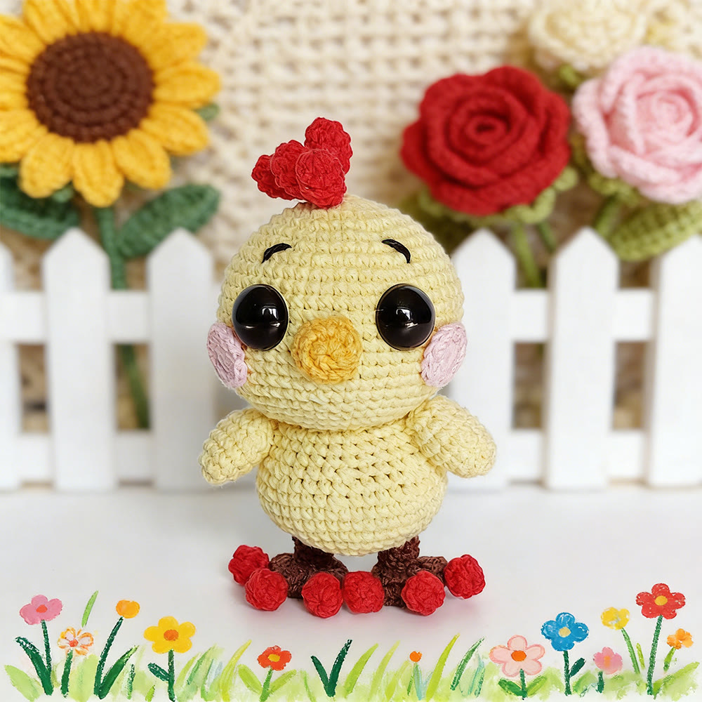 Diy Handmade Naughty Chick Crochet Kit - Holiday Handmade Gift | Beginner Crochet Projects - image 3