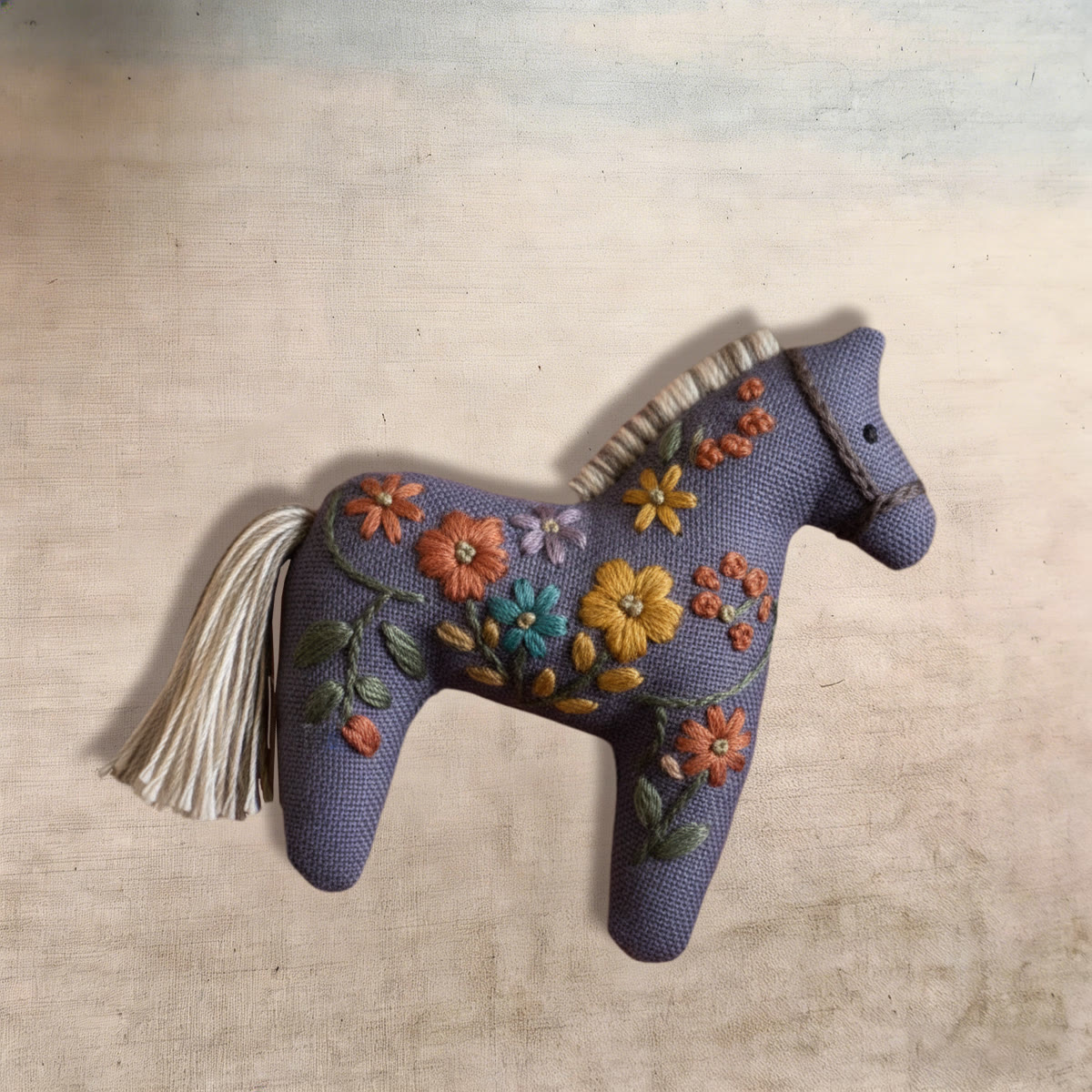 Rubbyoo Dala Horse Embroidery Kit - Mysterious Flower | Beginner Handmade Craft | Animal Hanging Art - image 7