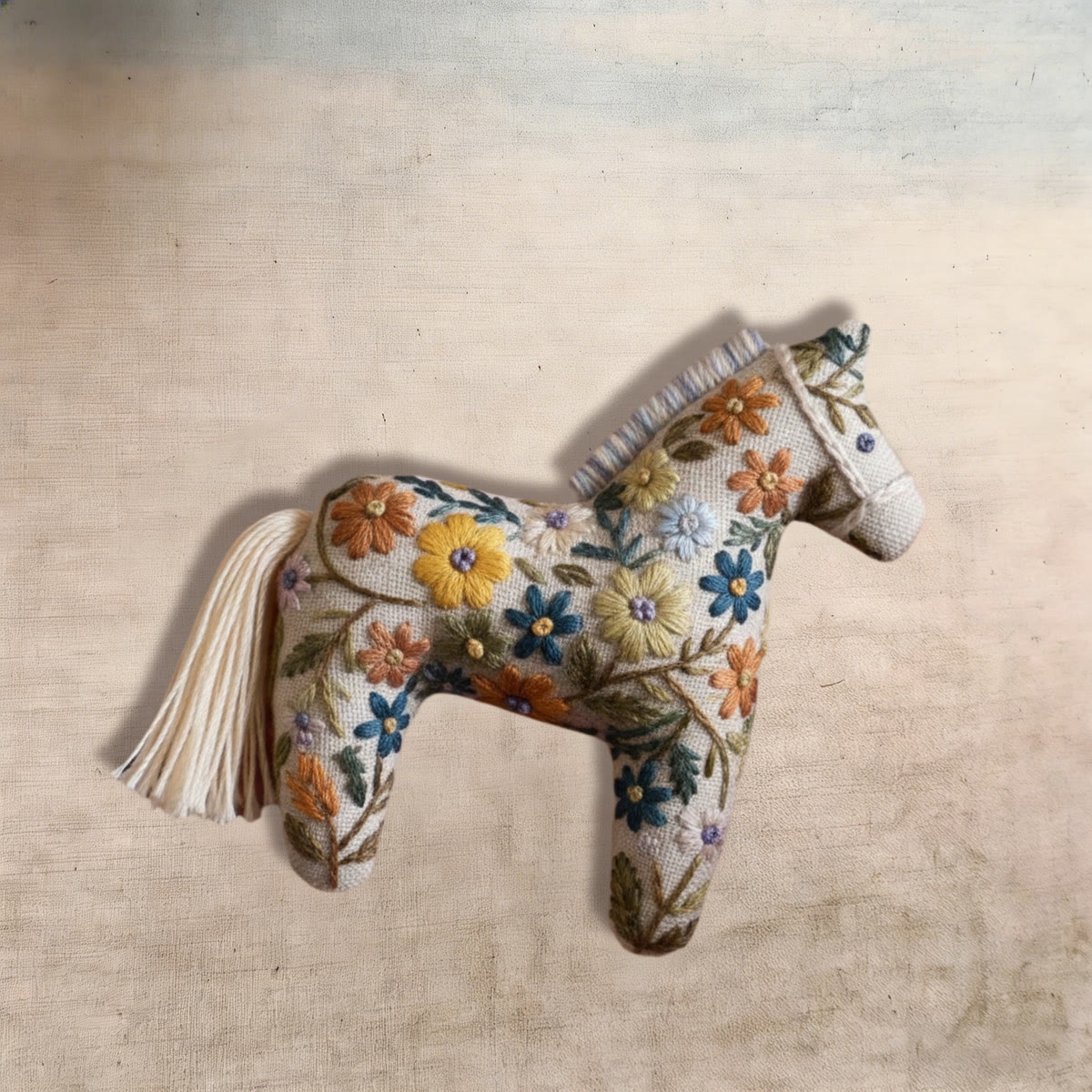 Rubbyoo Dala Horse Embroidery Kit - Spring Flower | Unique Gift For Mom | Diy Bag Ornaments - image 7