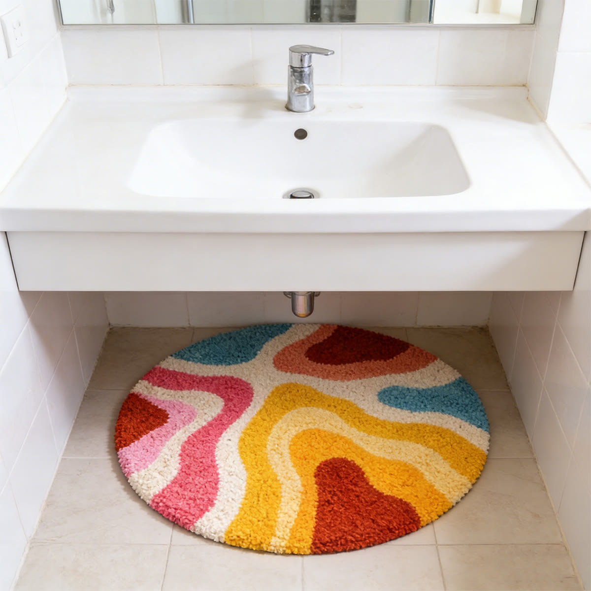 Rubbyoo Latch Hook Rug Kit - Vibrant Patten | Handmade Room Rug | Creative Craft Kits - image 6