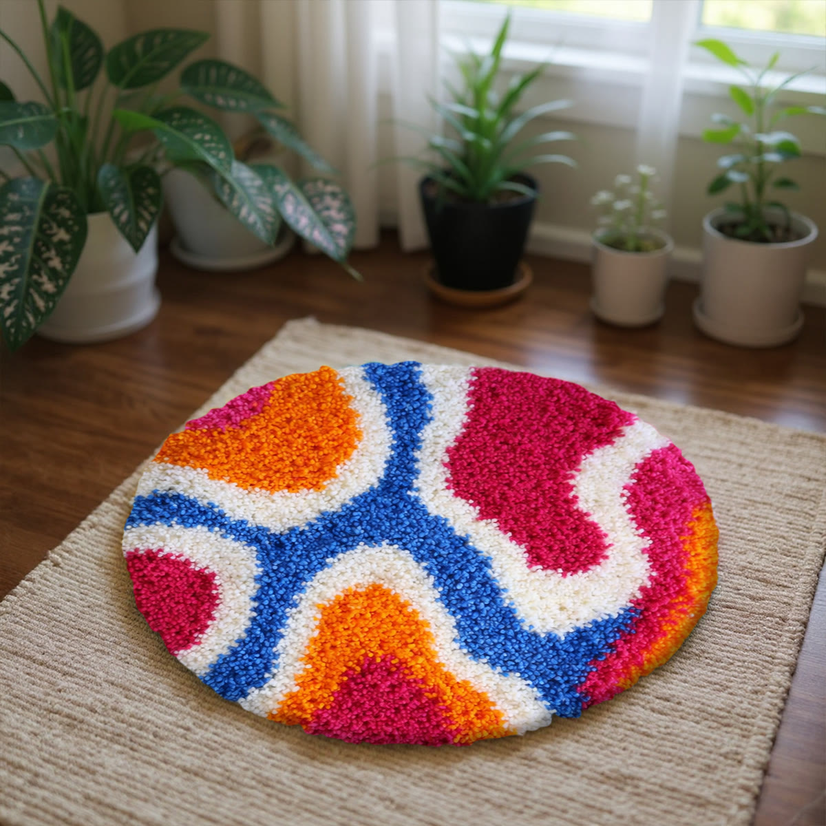 Rubbyoo Latch Hook Rug Kit - Easy Handmade Rug Craft | Unique Gift For Her - image 2