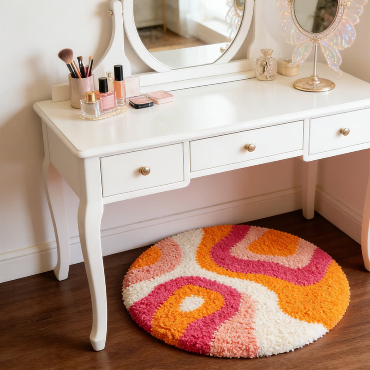 Rubbyoo Latch Hook Rug Kit - Sunset Whirl | Diy Bedroom Decoration | Unique Beginner Craft - image 2