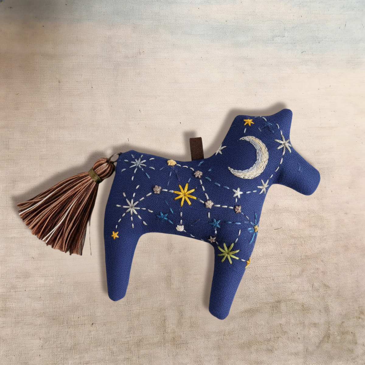 Rubbyoo Dala Horse Embroidery Kit - Celestial Moon | Whimsical Gift | Minimalist Home Decor  - image 8