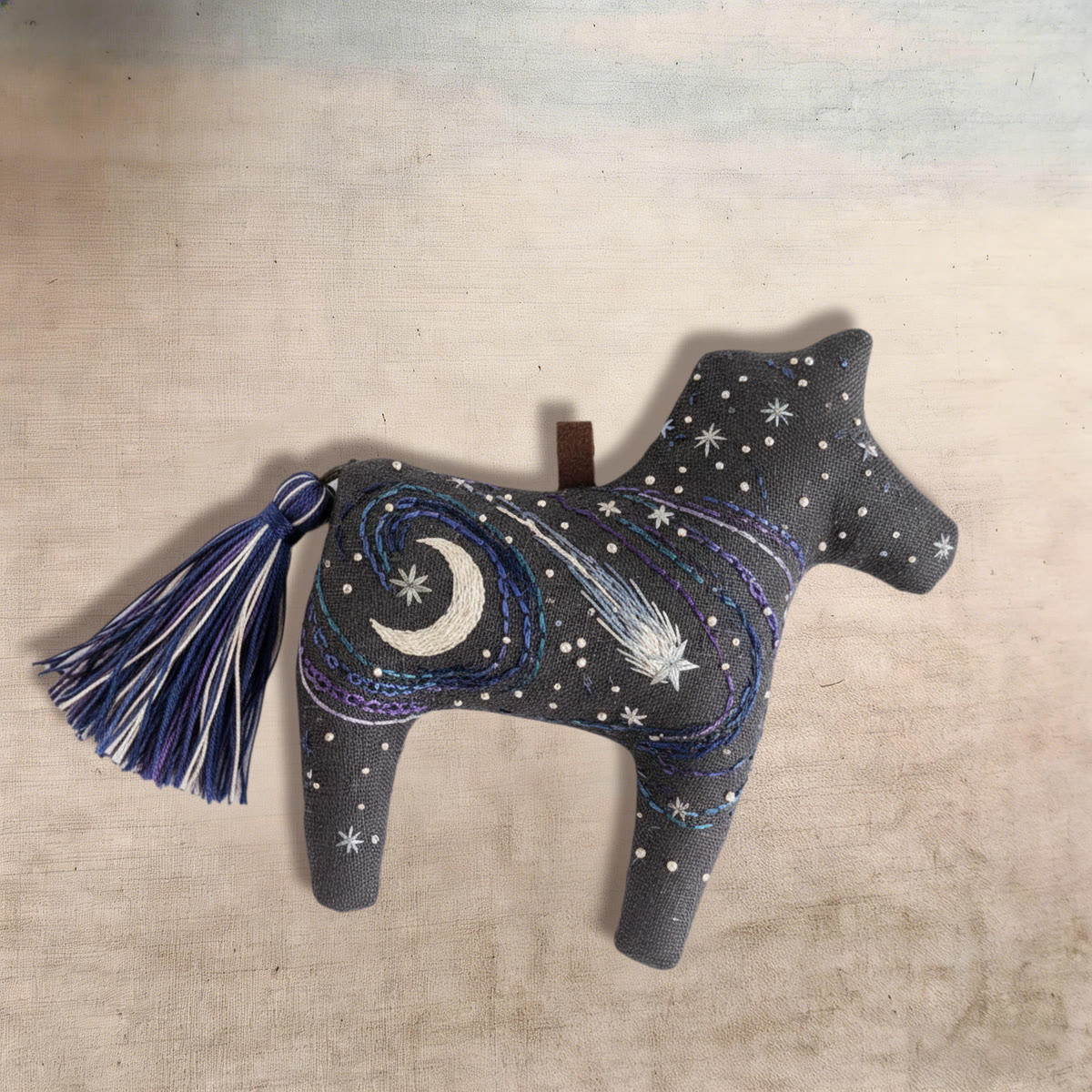 Rubbyoo Dala Horse Embroidery Kit - Star And Moon Night | Fun Craft Project | Cool Room Decoration - image 9
