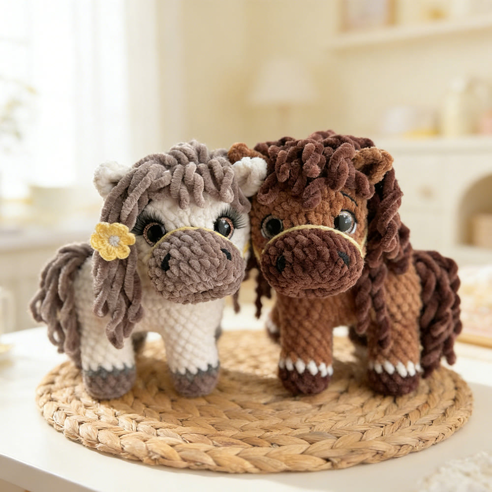 Diy Handmade Horsevcrochet Kit - Special Pony Toy | Nice Plsh Toy  - image 1