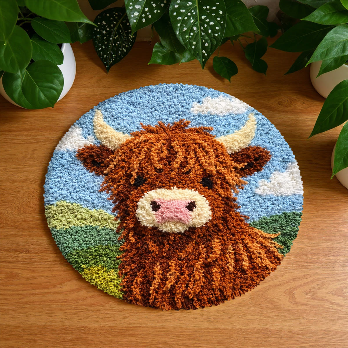 Rubbyoo Latch Hook Rug Kit -  - 48×48cm - image 1