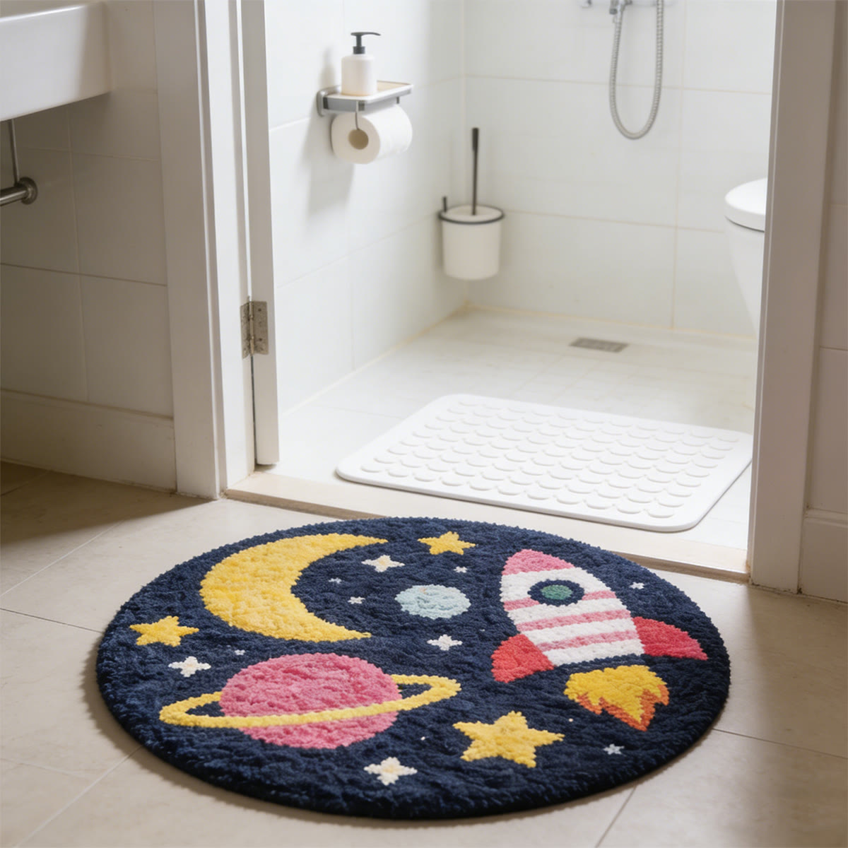 Rubbyoo Latch Hook Rug Kit - Universe | Carpet For Living Room | Diy Nursery Mat - image 2