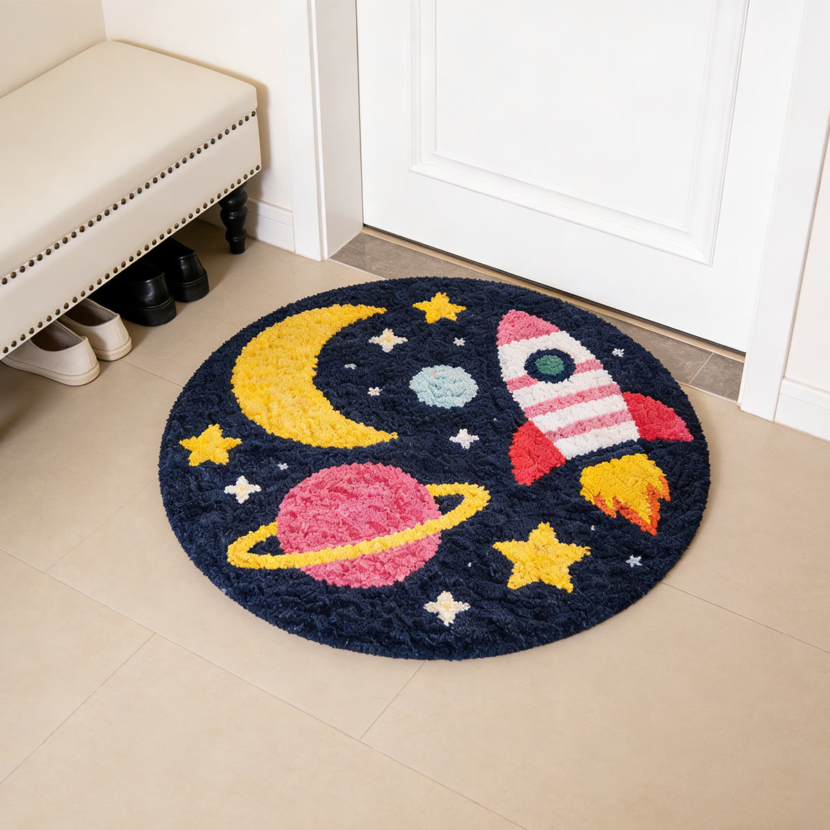 Rubbyoo Latch Hook Rug Kit - Universe | Carpet For Living Room | Diy Nursery Mat - image 4