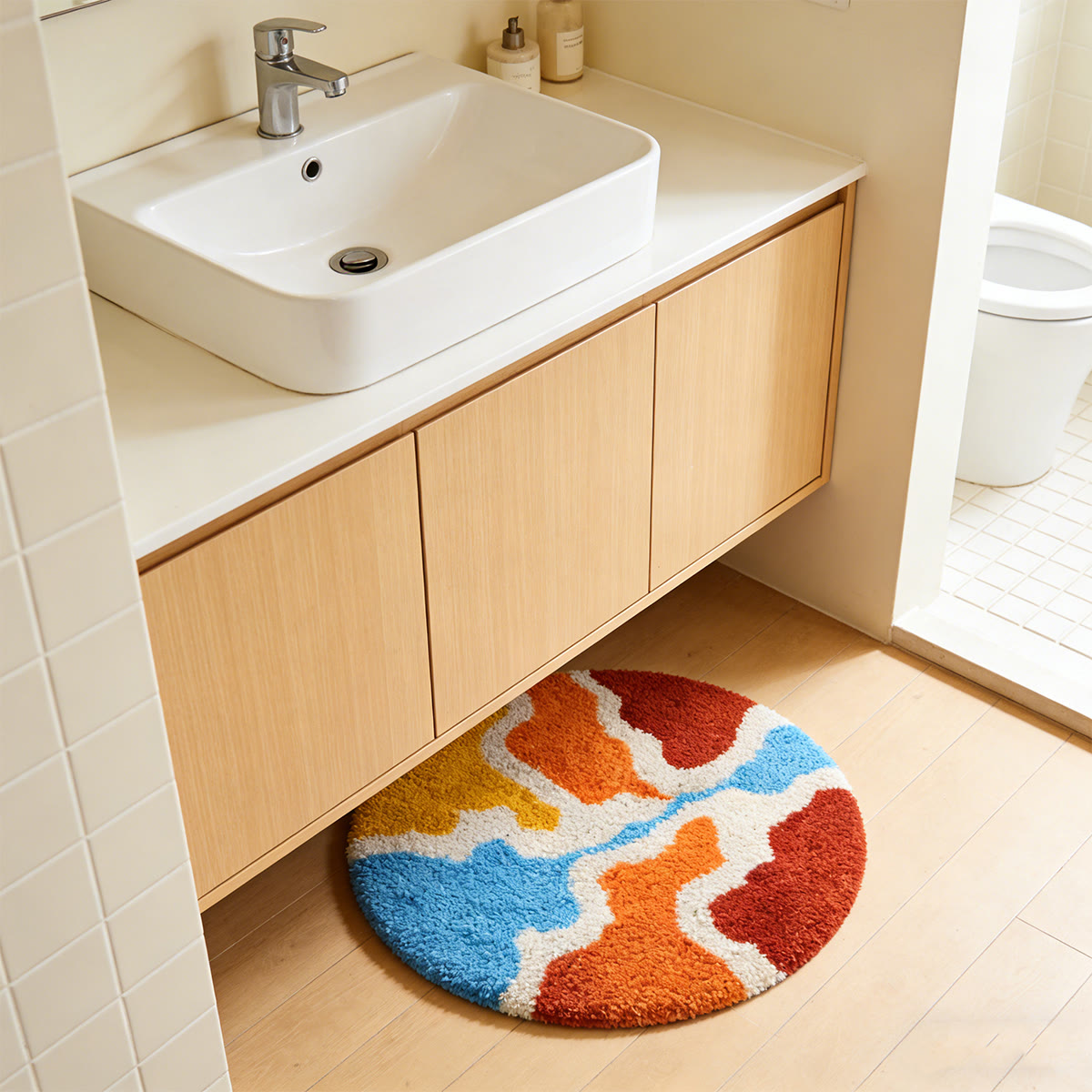 Rubbyoo Latch Hook Rug Kit - Multicolor Printing | Diy Tufted Rug | Carpet For Bedroom - image 6