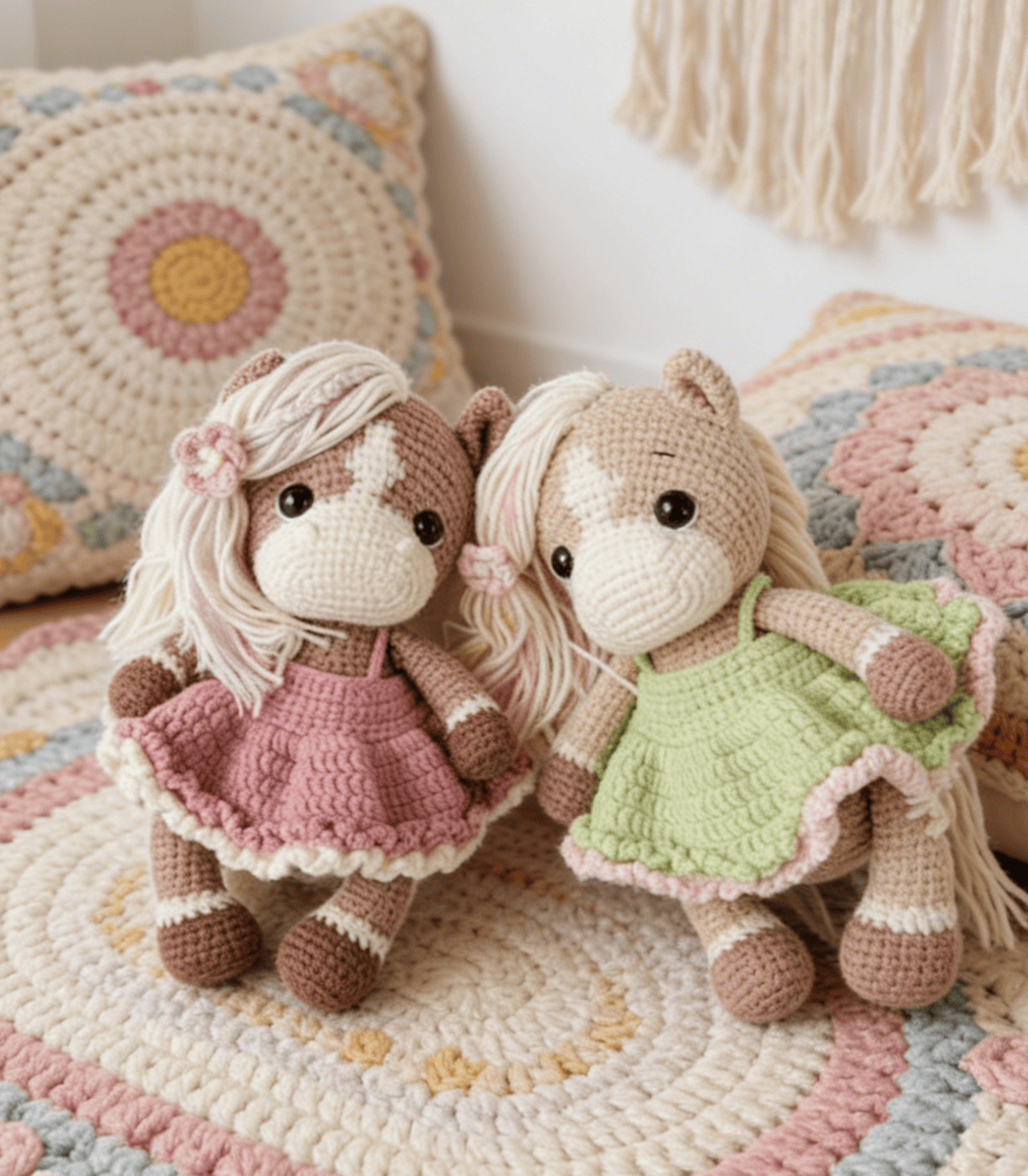 Diy Handmade Adorable Pony Crochet Kit - Plush Toy With Clothes | Unique Birthday Gift  - image 4