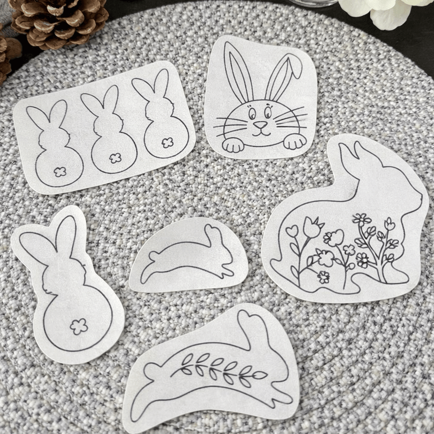 Bunny Stick And Stitch Patterns | Easter Stitch Patten | Gift For Diy Lovers - image 1