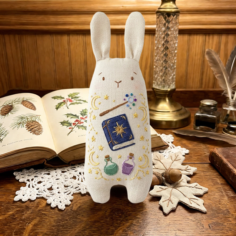Rubbyoo Bunny Toy Embroidery Kit - Magic Potion | Creative Handmade Art | Sewing Gift For Easter - image 4